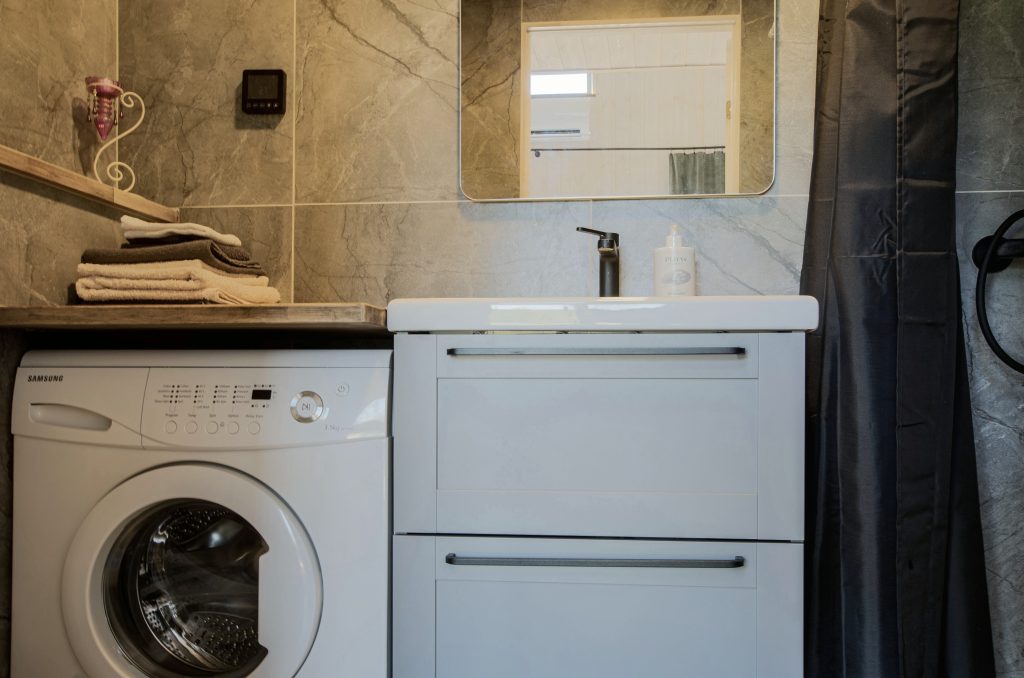 WC and washing machine